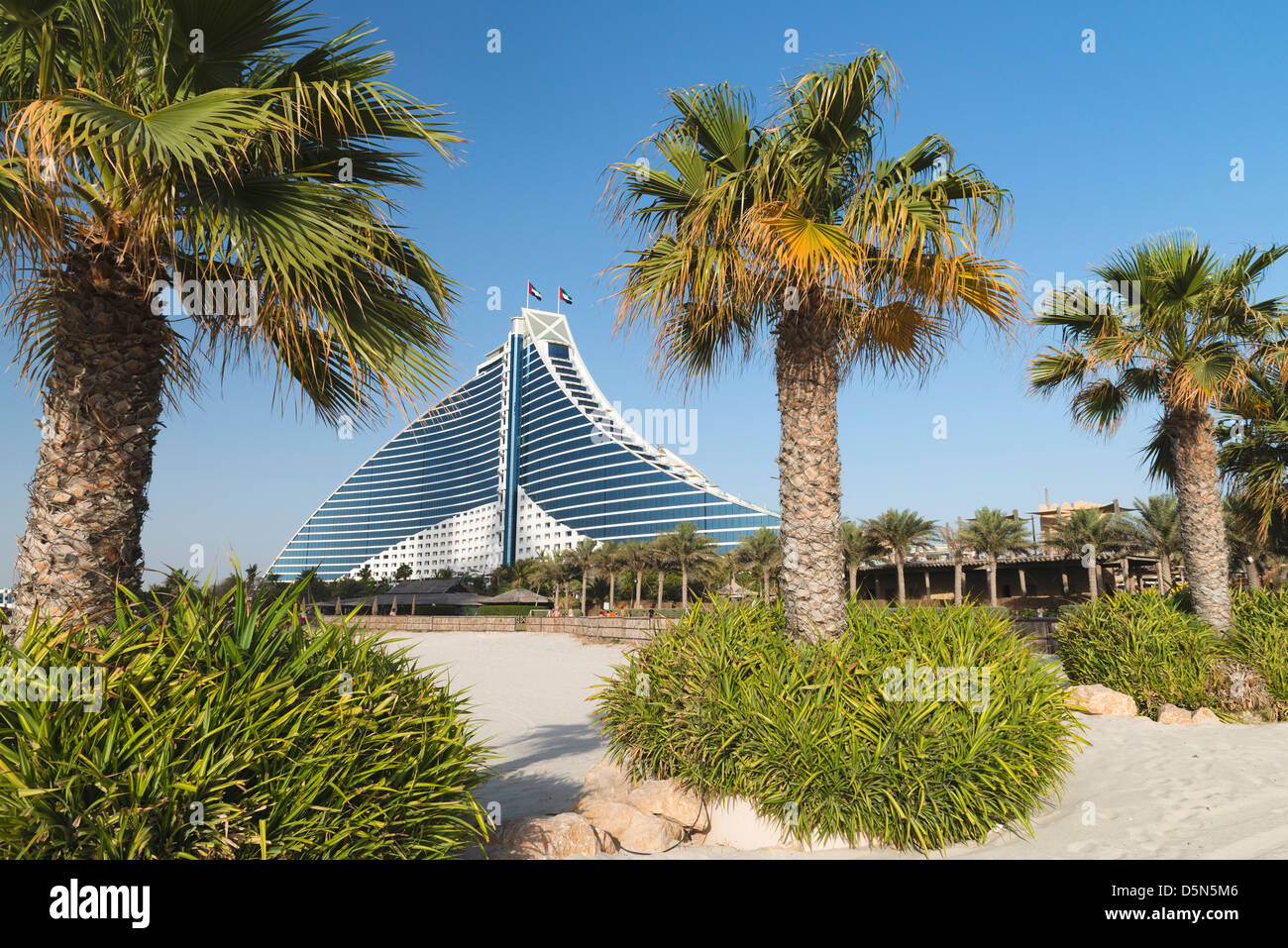 Luxus Jumeirah Beach Hotel in Dubai Vereinigte Arabische Emirate Stockfoto