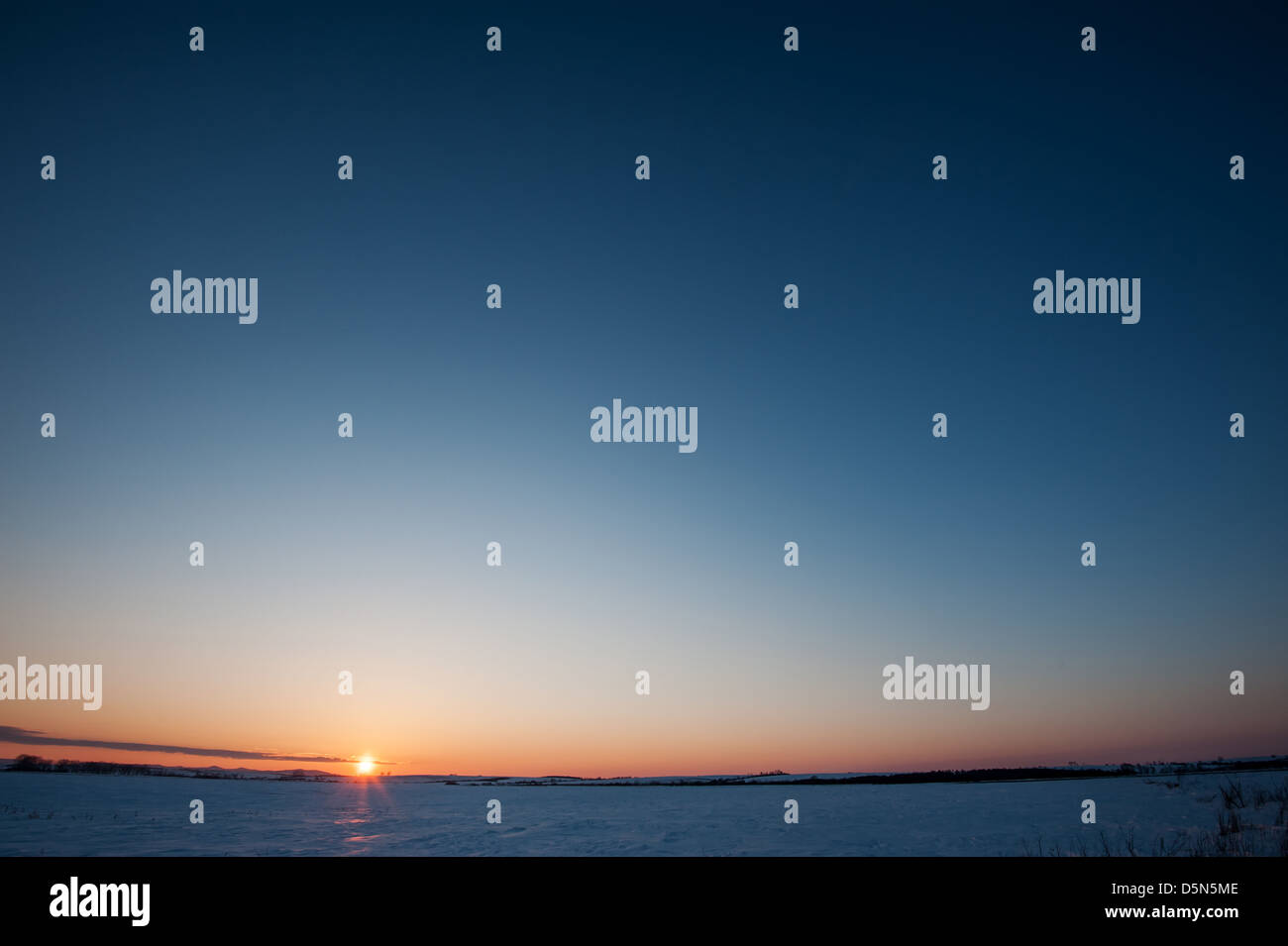 die schöne blaue Sonnenuntergang Hintergrund Stockfoto