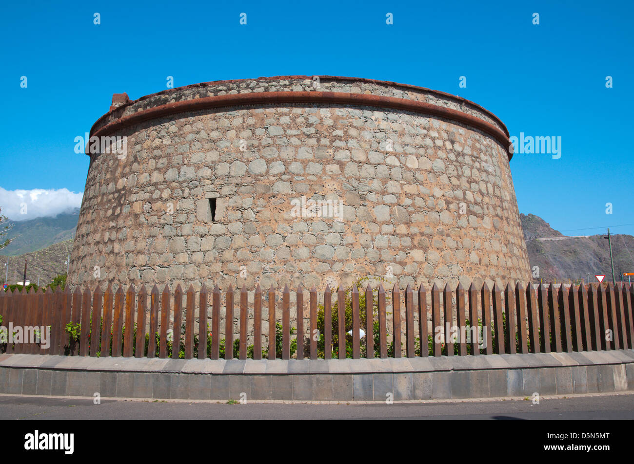 Defensive Festung San Andres Festungsstadt Teneriffa Insel der Kanarischen Inseln-Spanien-Europa Stockfoto