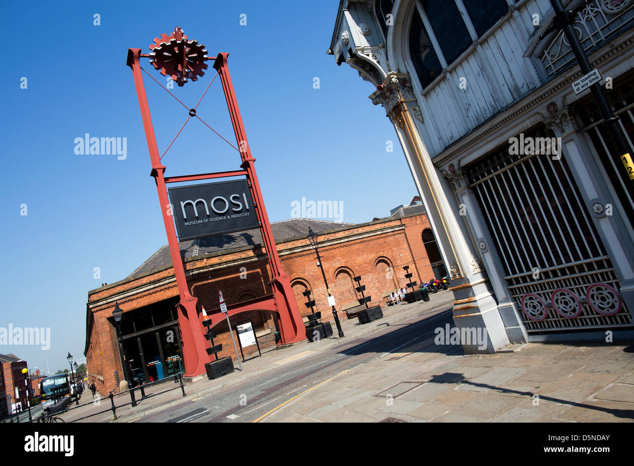 MOSI Museum of Science and Industry in Manchester Nordengland UK Stockfoto