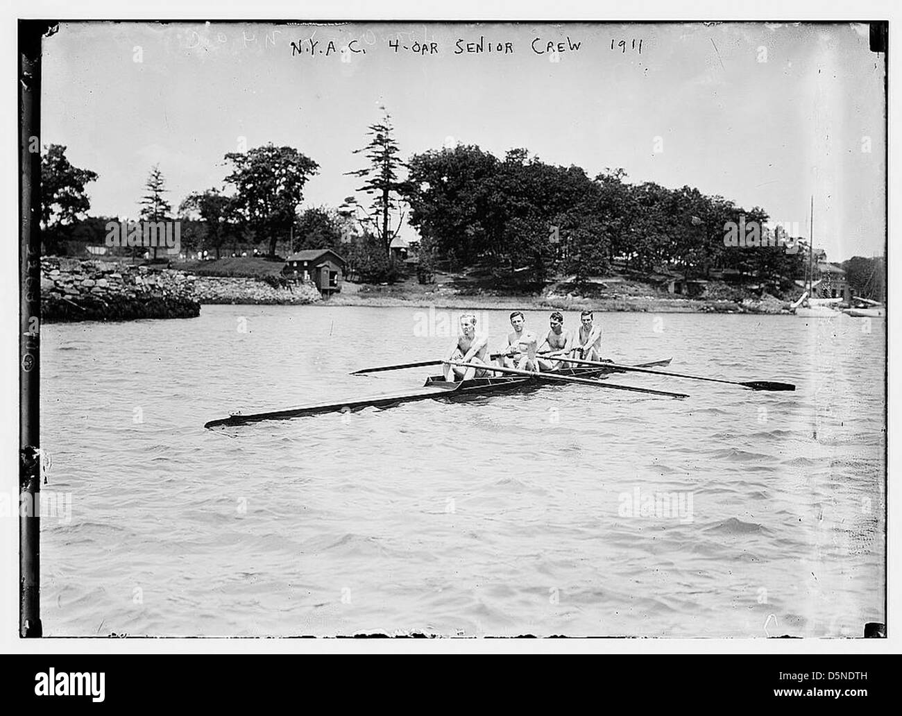 N.Y.A.C. 4-Ruder Senior Mannschaft 1911 (LOC) Stockfoto