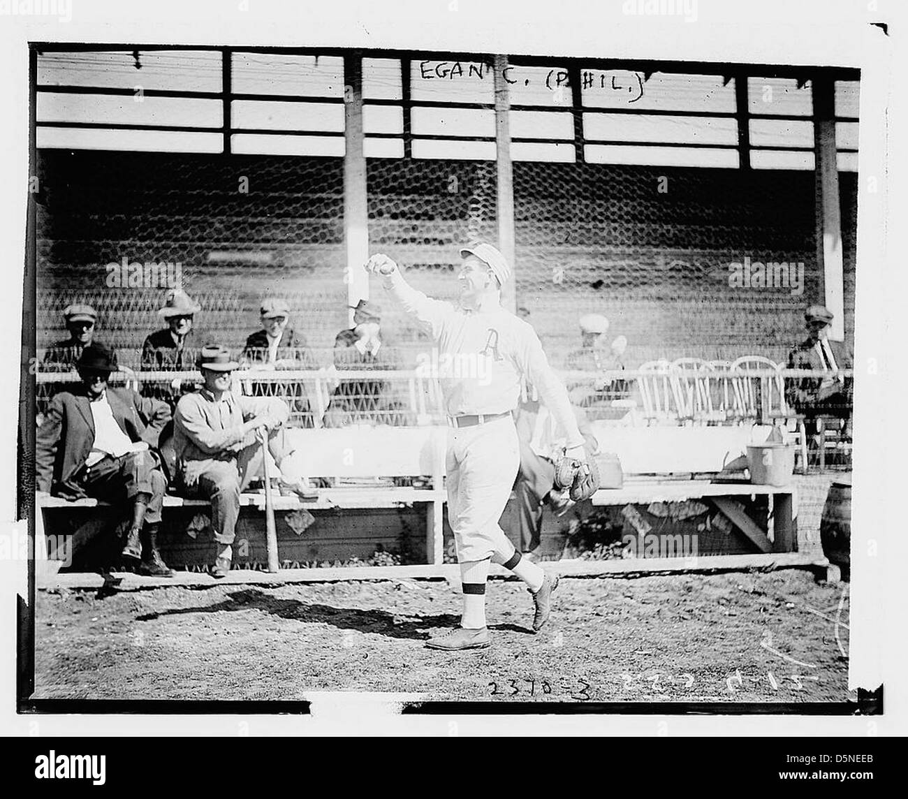 [Arthur A. 'Ben' Egan, Philadelphia AL (Baseball)] (LOC) Stockfoto