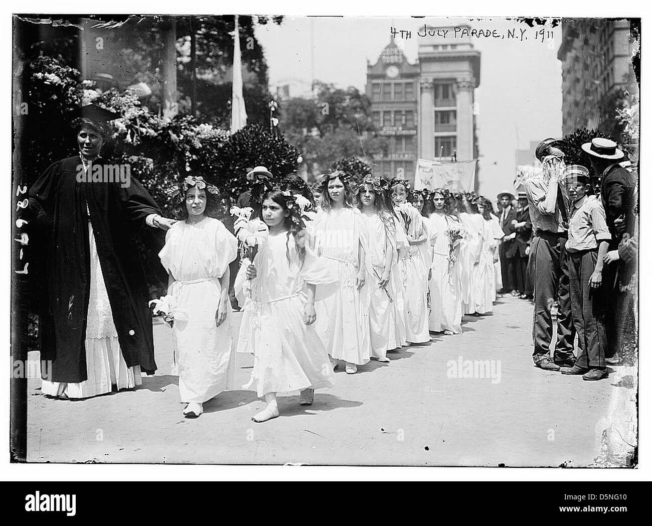 4. Juli Parade, N.Y., 1911 (LOC) Stockfoto
