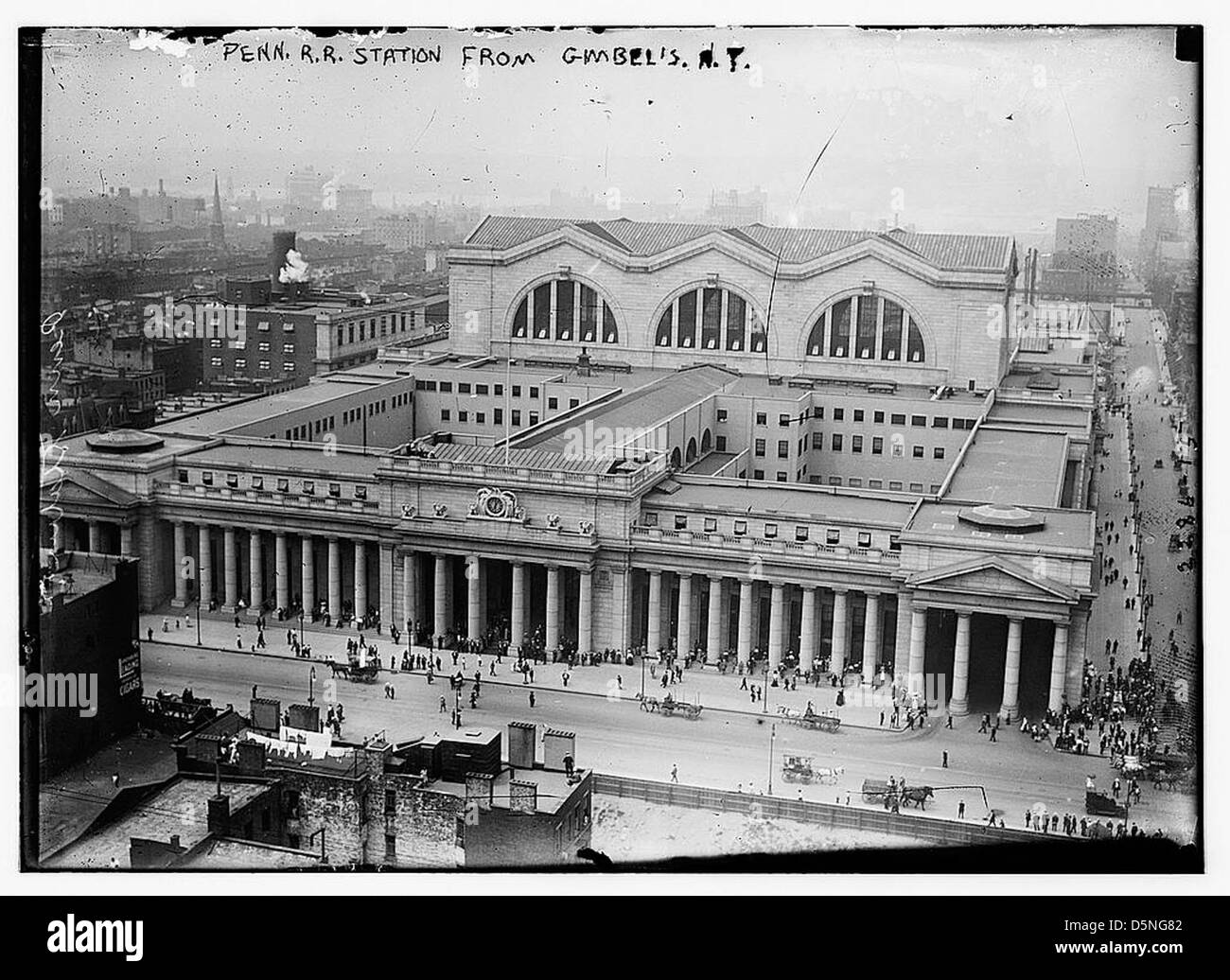 Penn RR Station von Gimbel N.Y. (LOC) Stockfoto
