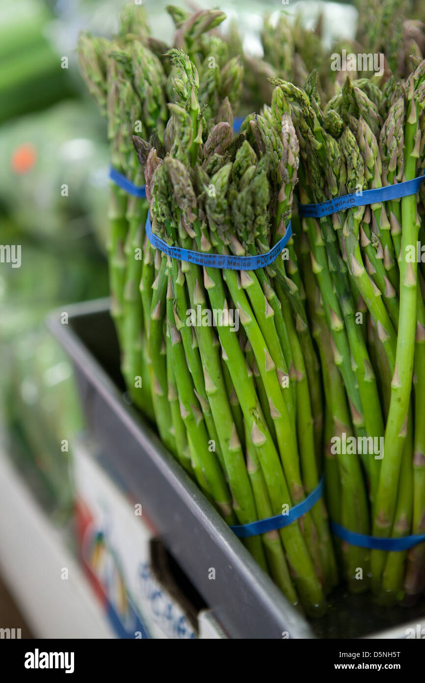 Spargel, Gemüse, grün, Stamm, Salat Stockfoto