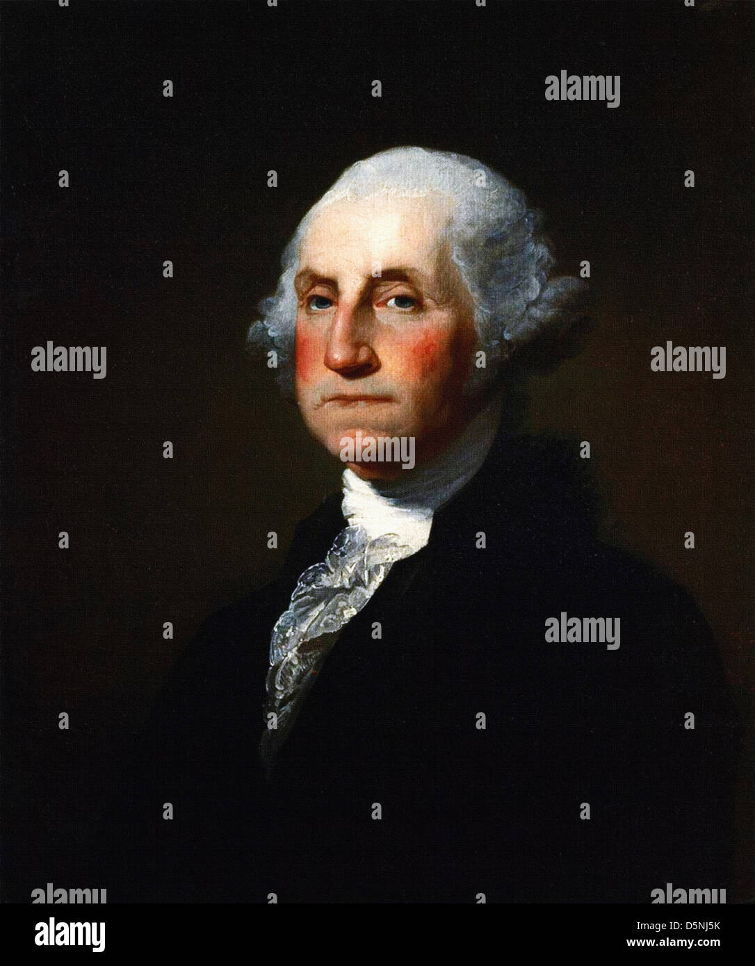 Gilbert Charles Stuart, guter Präsident George Washington der erste. 1797-Öl auf Leinwand. Stockfoto