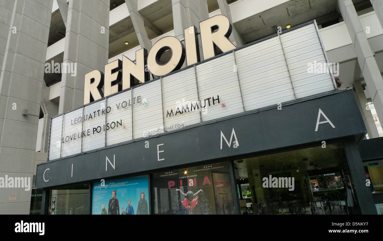 Renoir Kino, Braunschweig, Bloomsbury, London, UK. Stockfoto