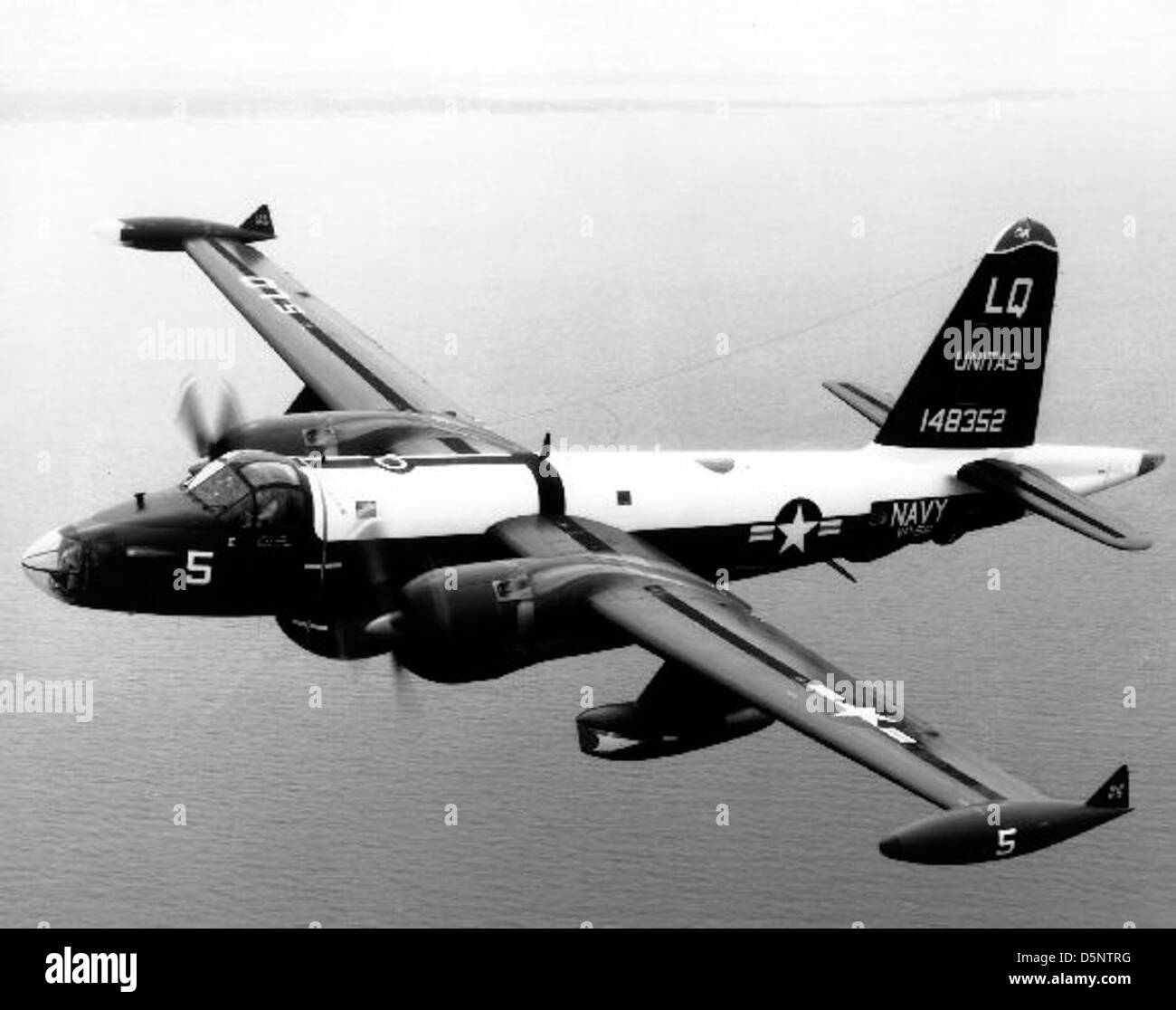 Die VP-56 P2V-7 ist ein Patrouillenflugzeug der US Navy, das während des Kalten Krieges Teil der Flotte der US Navy war. Es wurde hauptsächlich für Aufklärungs- und Anti-U-Boot-Kriegsmissionen eingesetzt und spielte eine entscheidende Rolle bei der Verteidigung der US-Interessen auf See. Stockfoto