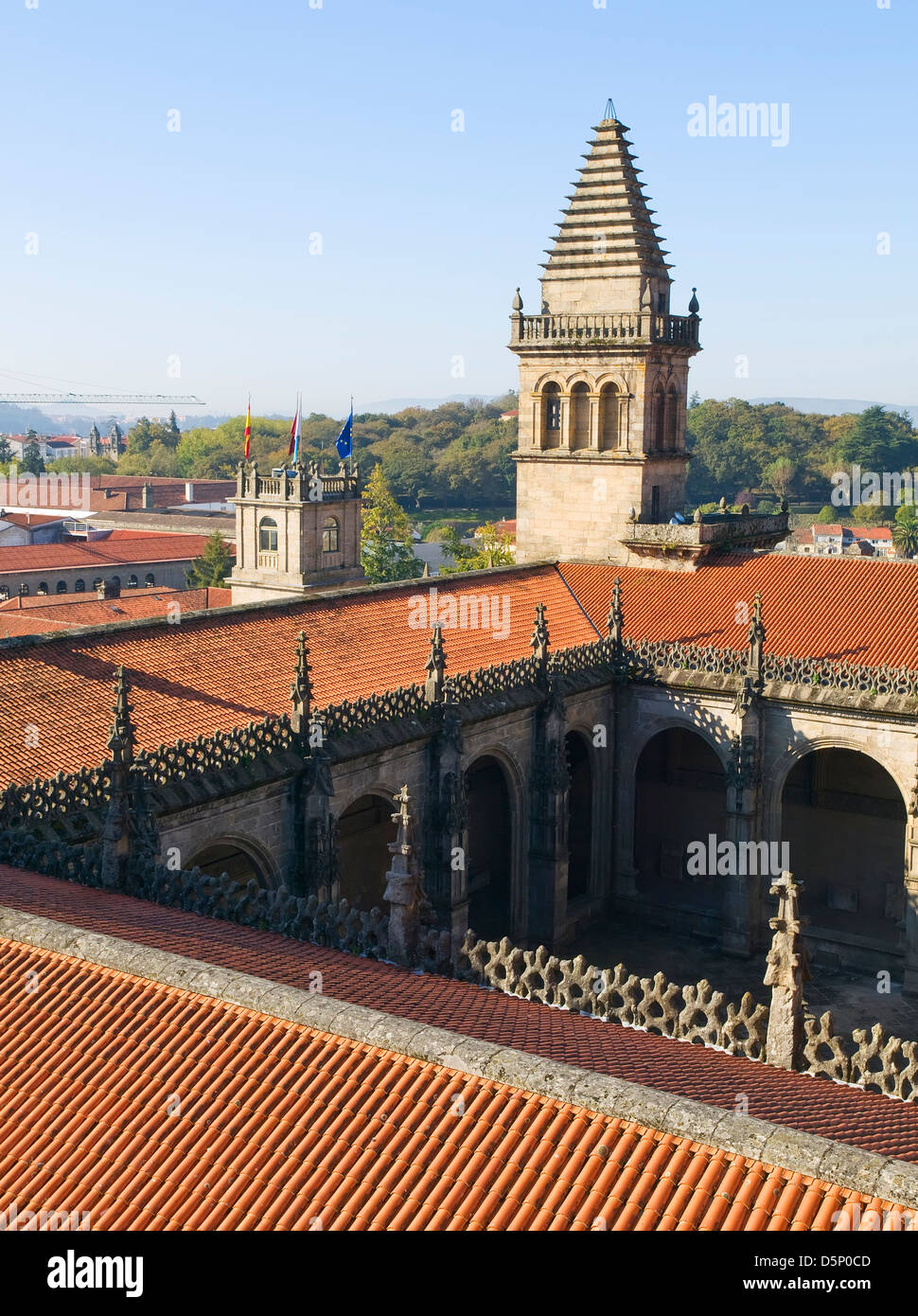 Kathedrale von Santiago De Compostela Stockfoto
