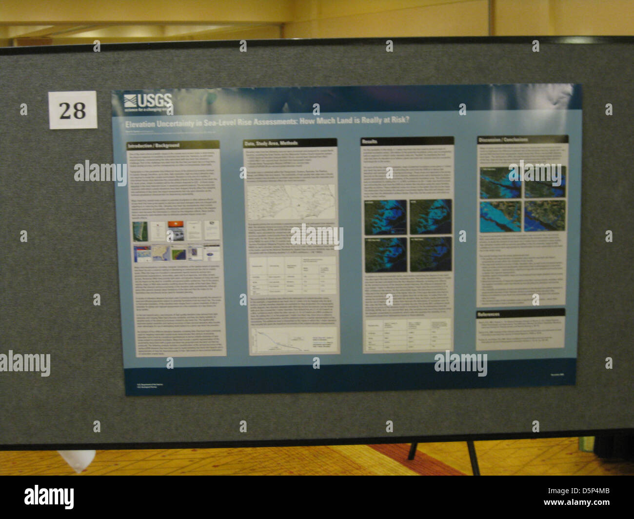 Der Konferenz geologische Karte Zuordnung nationaler Poster Postersession Tnm topographische Erhebung uns Benutzer Usgs gewinnen Stockfoto