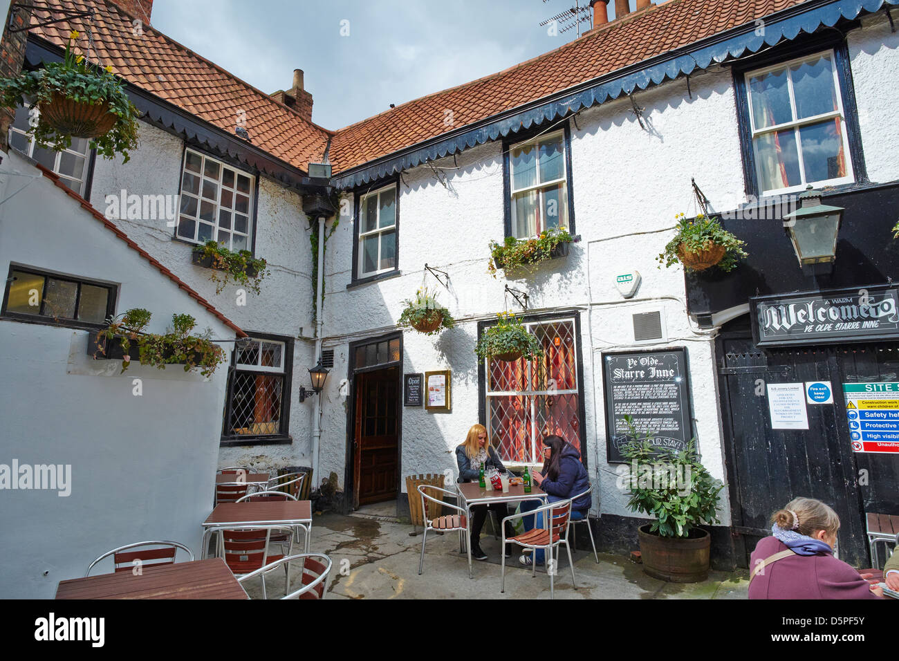 Ye Olde Starre Inn Yorks älteste lizenziert Pub Stonegate York Yorkshire UK Stockfoto