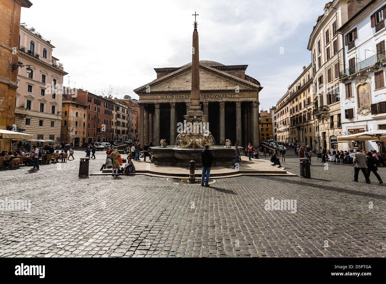 Welt berühmten Pantheon in Rom, Italien Stockfoto