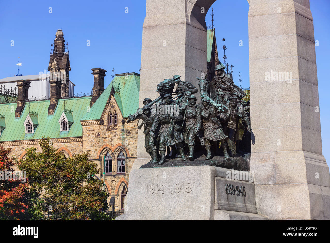 National War Memorial, Ottawa, Ontario, Kanada Stockfoto