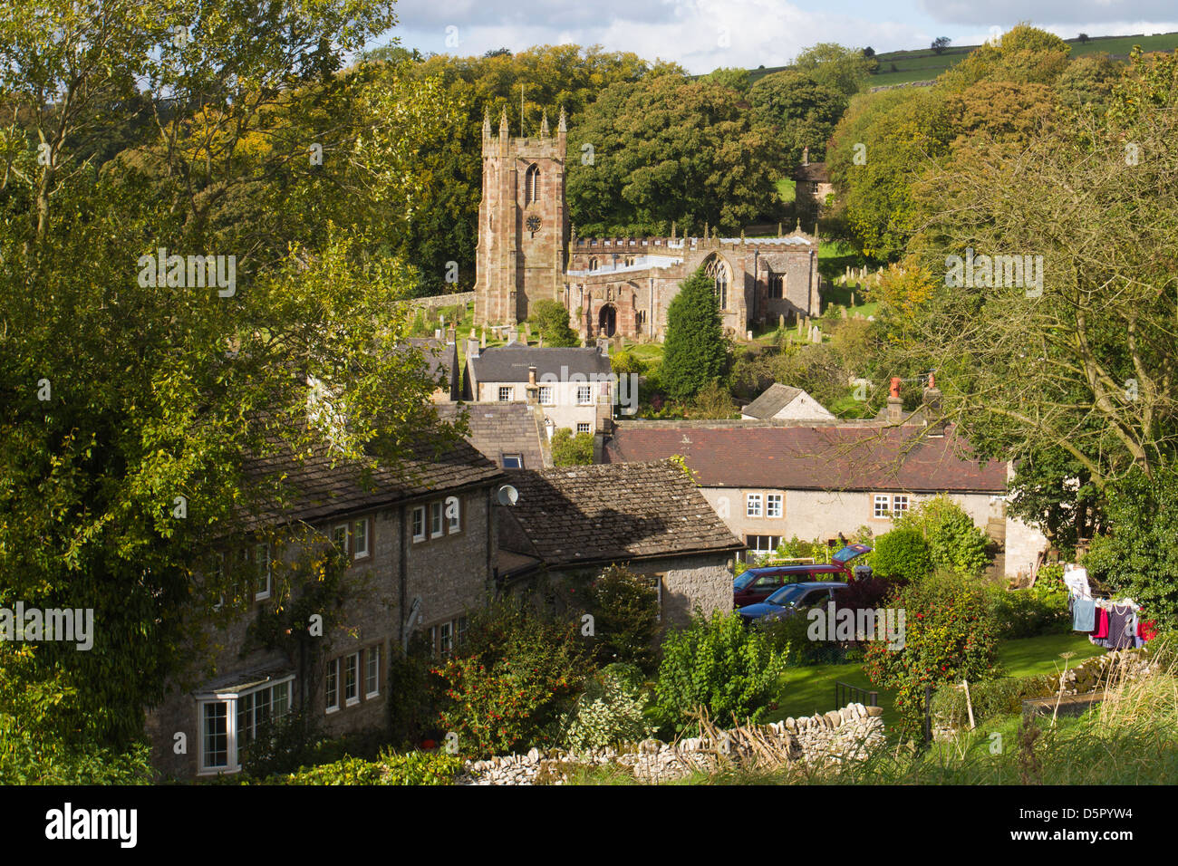 Hartington Dorf in den Peak District, England Stockfoto