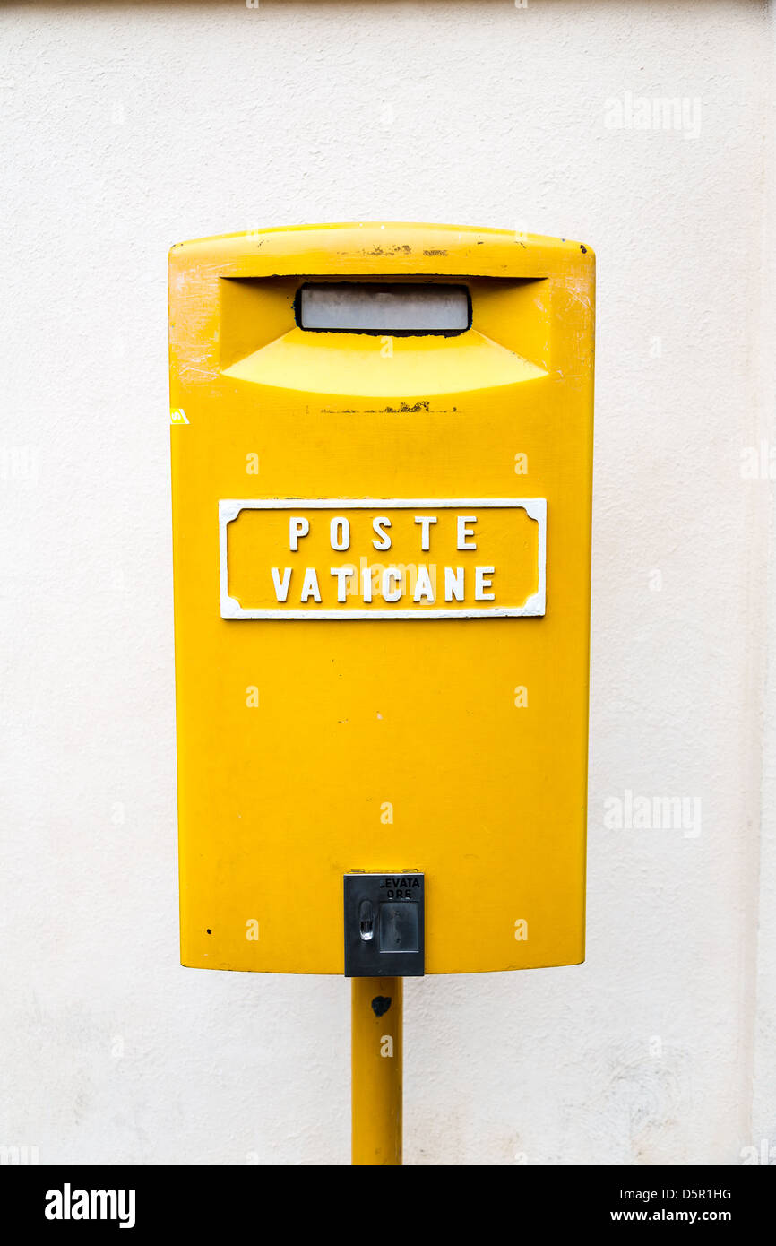 Briefkasten der Vatikanische Post Stockfoto