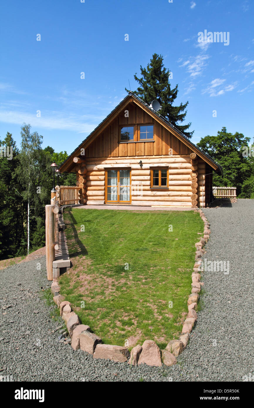 Log cabin Stockfoto