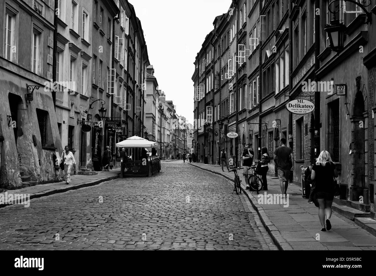 Gebäude in der Altstadt von Warschau Stockfoto