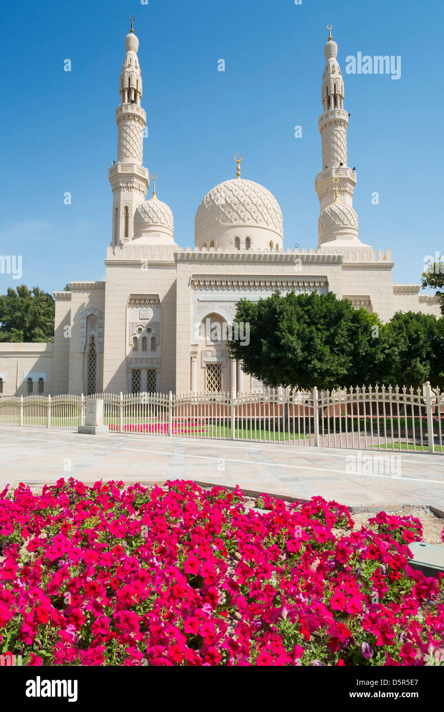 Jumeirah Grand Moschee in Dubai, Vereinigte Arabische Emirate Stockfoto