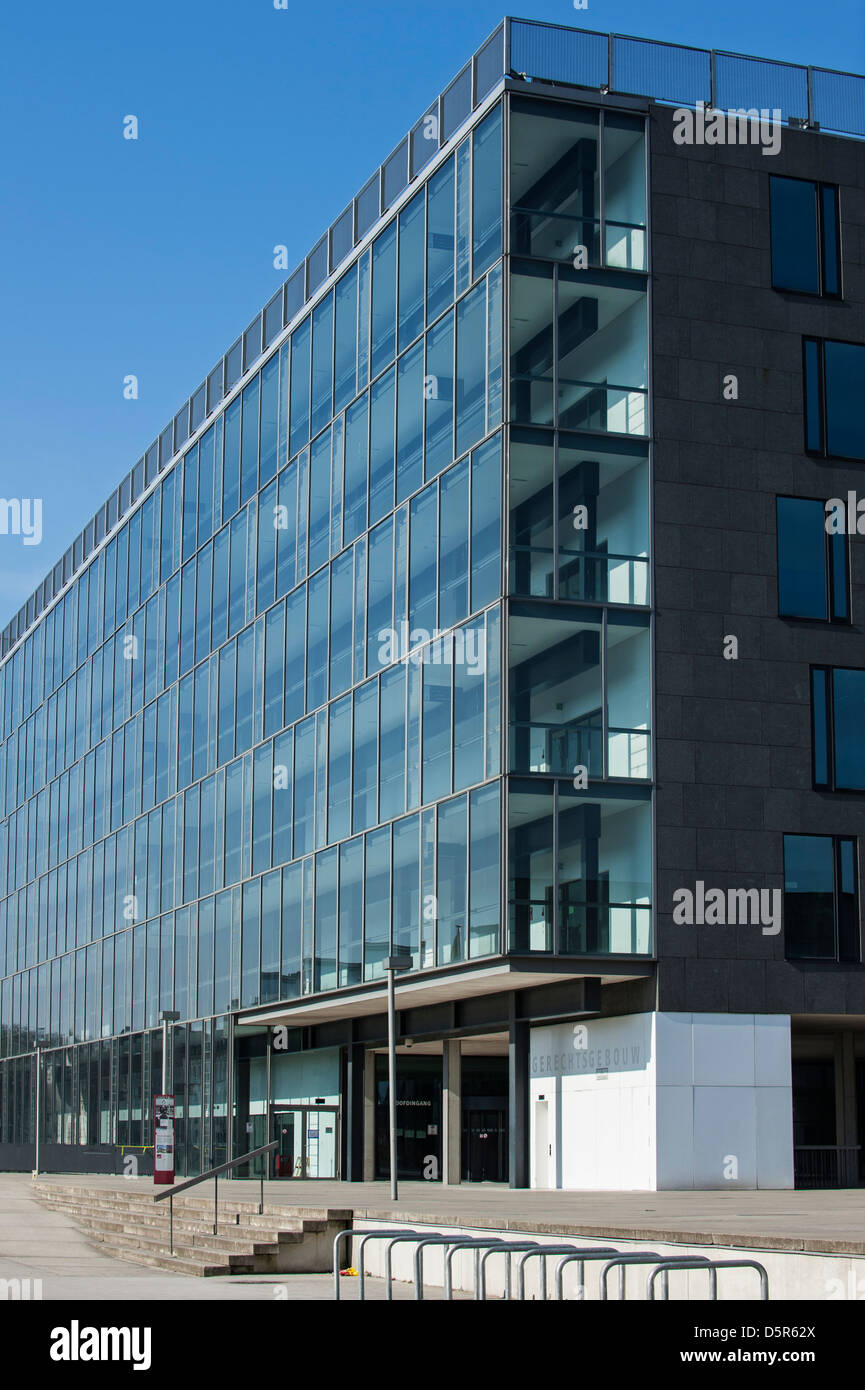 Das neue Gerichtsgebäude / Nieuw Gerechtsgebouw Gent / Groot Gerechtsgebouw Gent (GGG) in Gent, Belgien Stockfoto