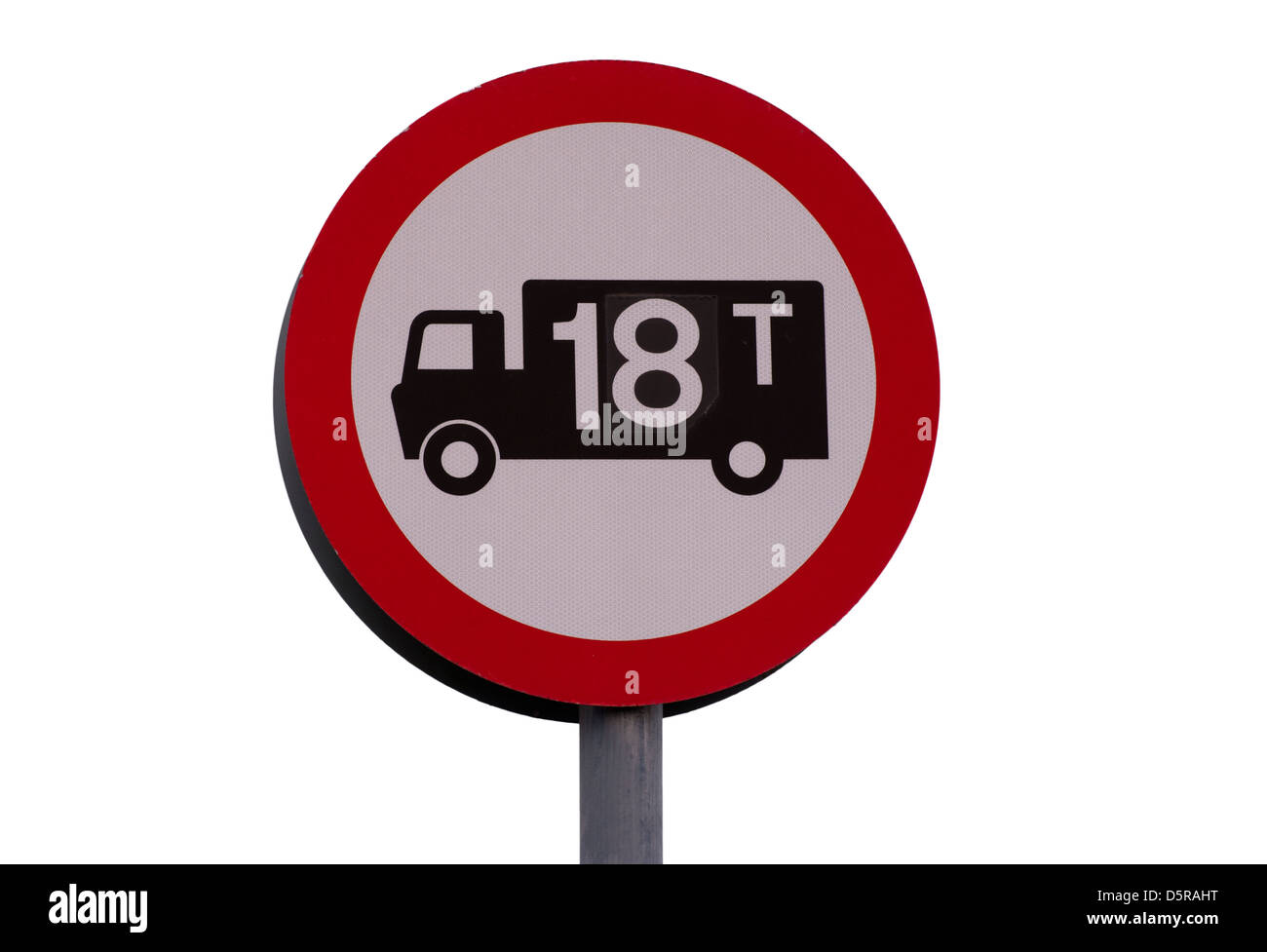 Gewicht Einschränkung Uk Roadsign Straßenschilder Stockfoto