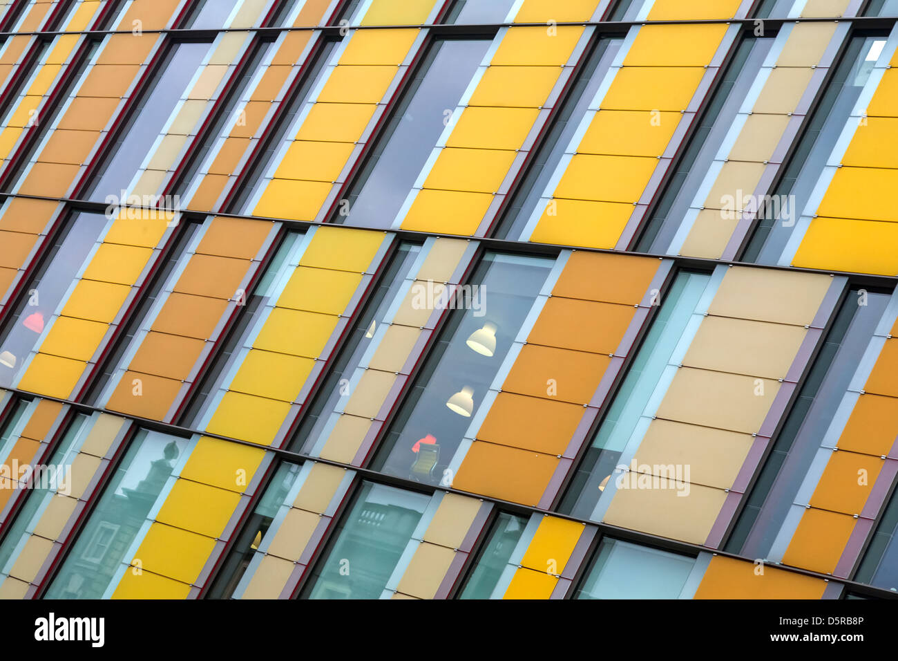 Münzzentrum Straße Nachbarschaft Stockfoto