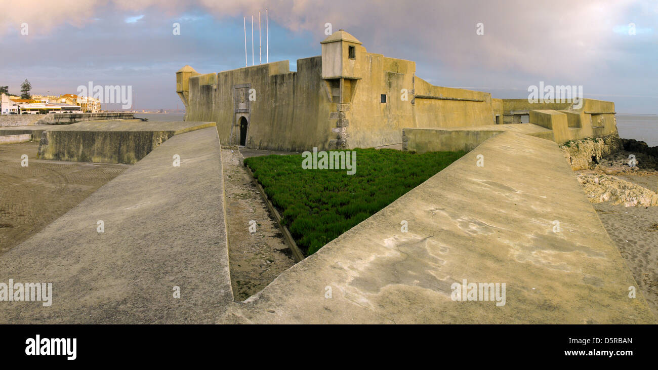 Forte de São Bruno de Caxias, Oeiras, Lissabon, Portugal Stockfoto