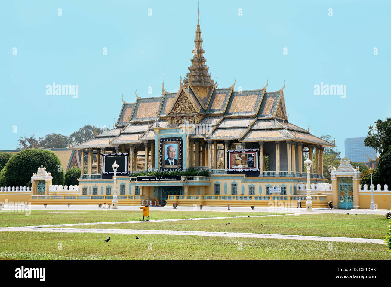 Royal Palace Phnom Penh Stockfoto