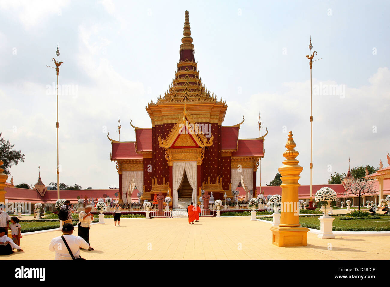 Royal Palace Phnom Penh Stockfoto