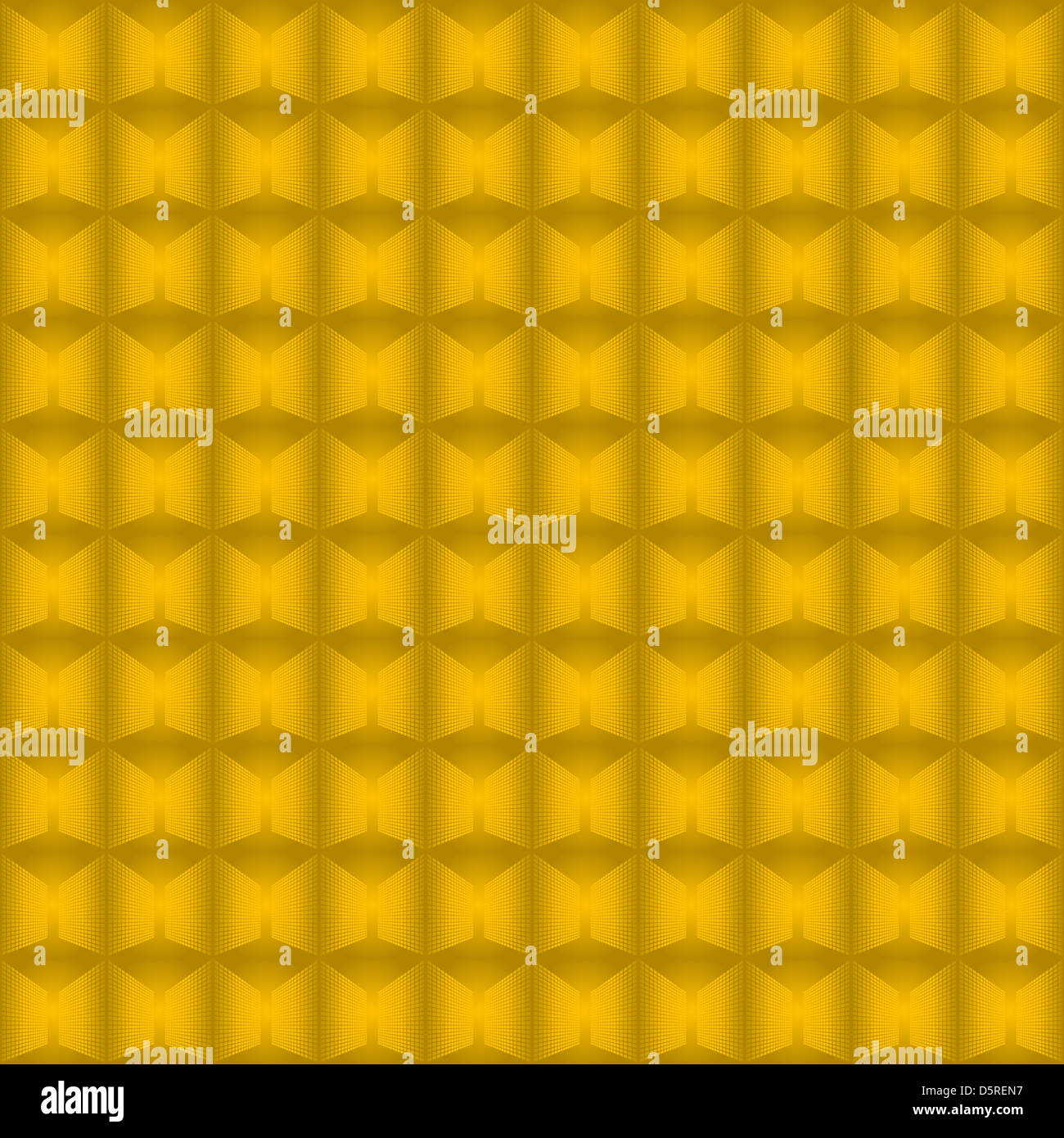 Nahtlose Hintergrund von Goldblöcke. Stockfoto