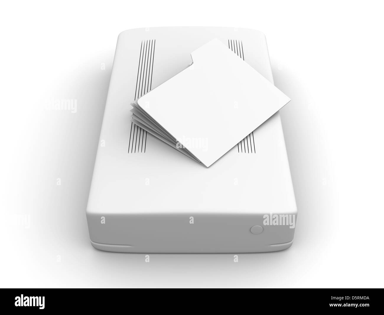 3D gerenderte Darstellung. Stockfoto