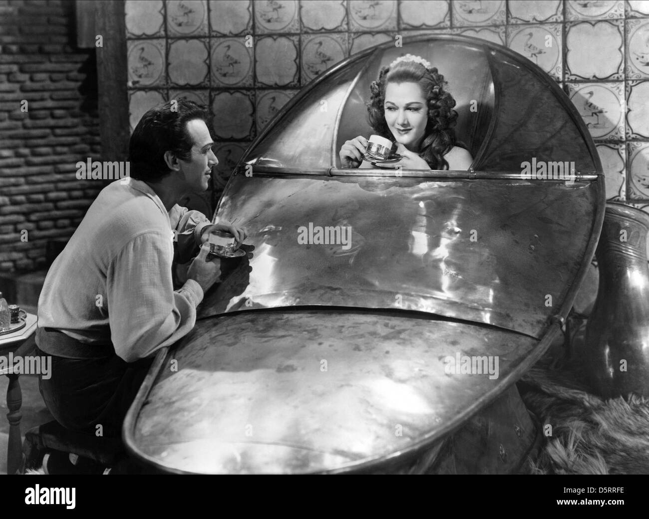 DOUGLAS FAIRBANKS JR., Maria Montez, das Exil, 1947 Stockfoto