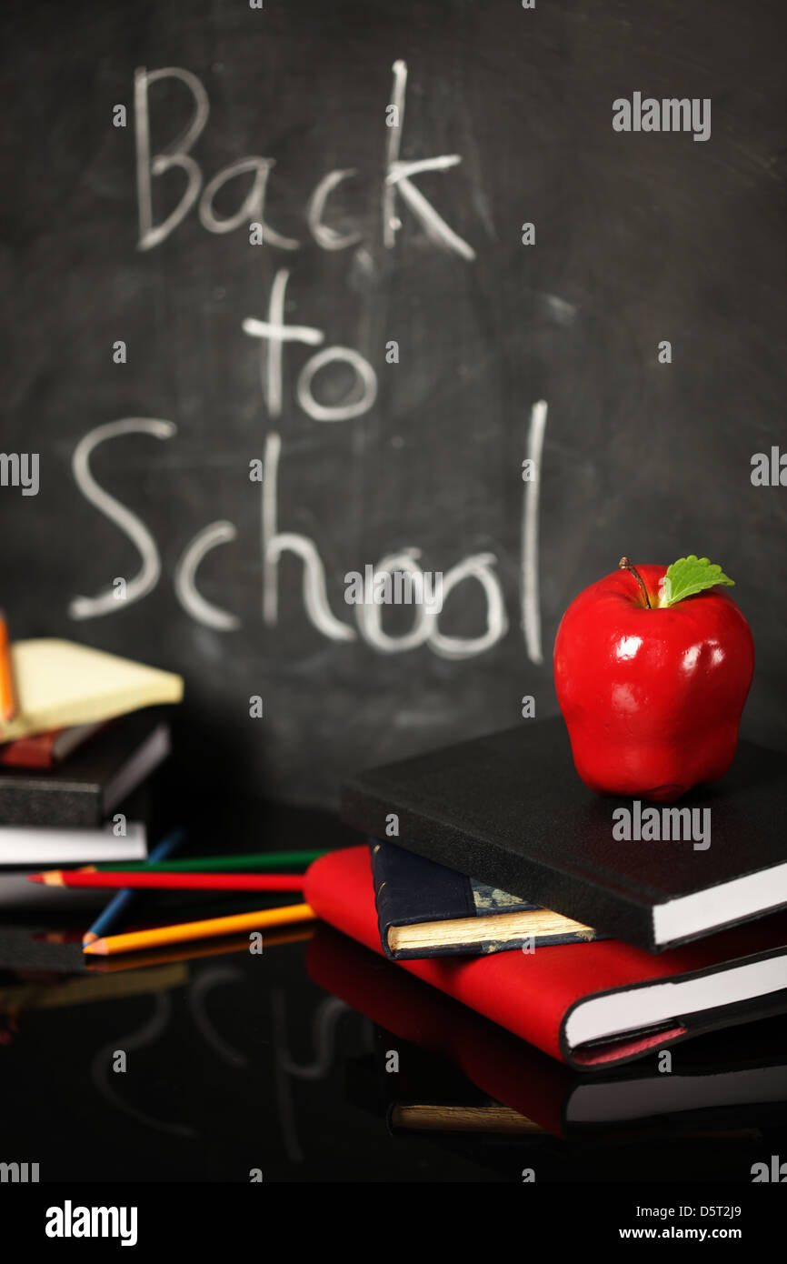 Zurück zur Schule Stockfoto