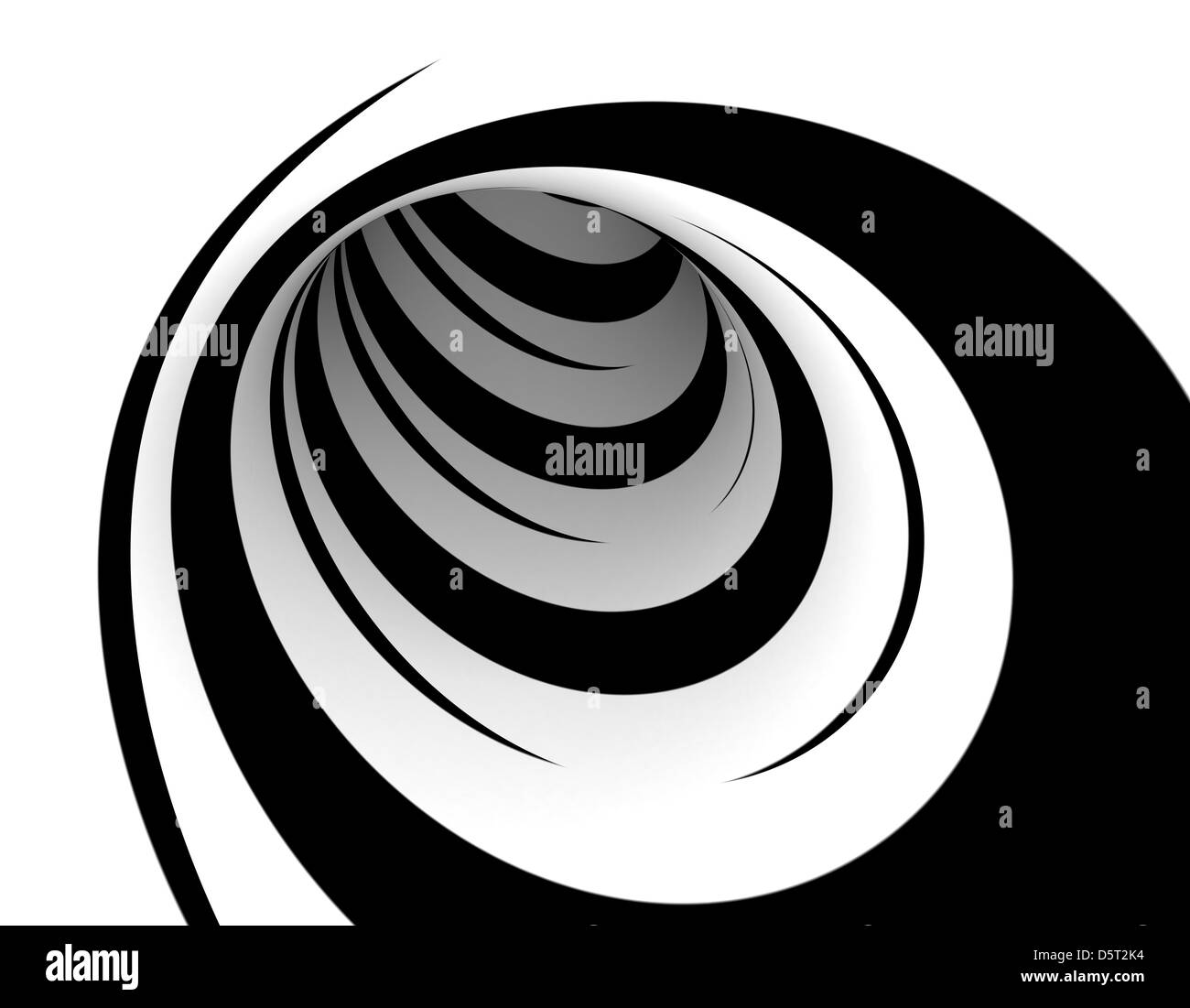 Abstrakt schwarz / weiß design Stockfoto