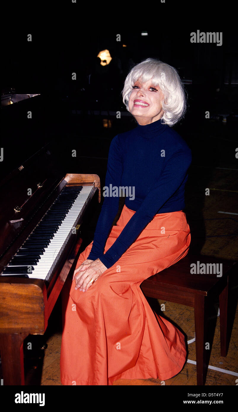 Carol Channing Generalprobe für die internationale Tour "Hello, Dolly!". New York City, USA - 16.06.94 Stockfoto