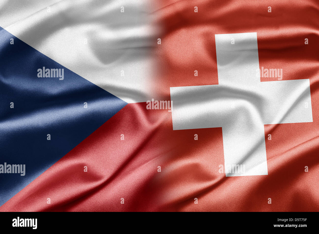 Tschechien und der Schweiz Stockfoto