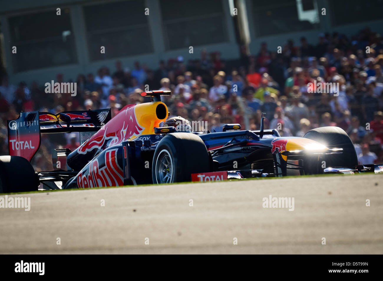 Deutsche Formel1-Fahrer Sebastian Vettel von Red Bull steuert sein Auto während der Formel 1 United States Grand Prix auf dem Circuit of The Americas in Austin, Texas, USA, 18. November 2012. Foto: David sollte/Dpa +++(c) Dpa - Bildfunk +++ Stockfoto