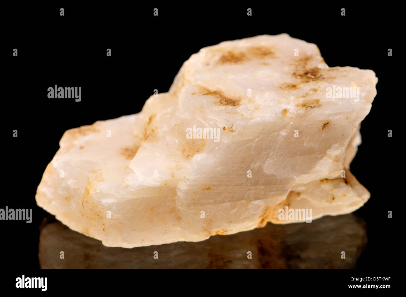 Orthoclase [Kalium-Lager Feldspat] Stockfoto