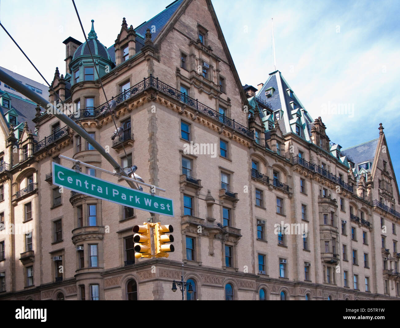 Der Dakota Central Park West New York City Stockfoto