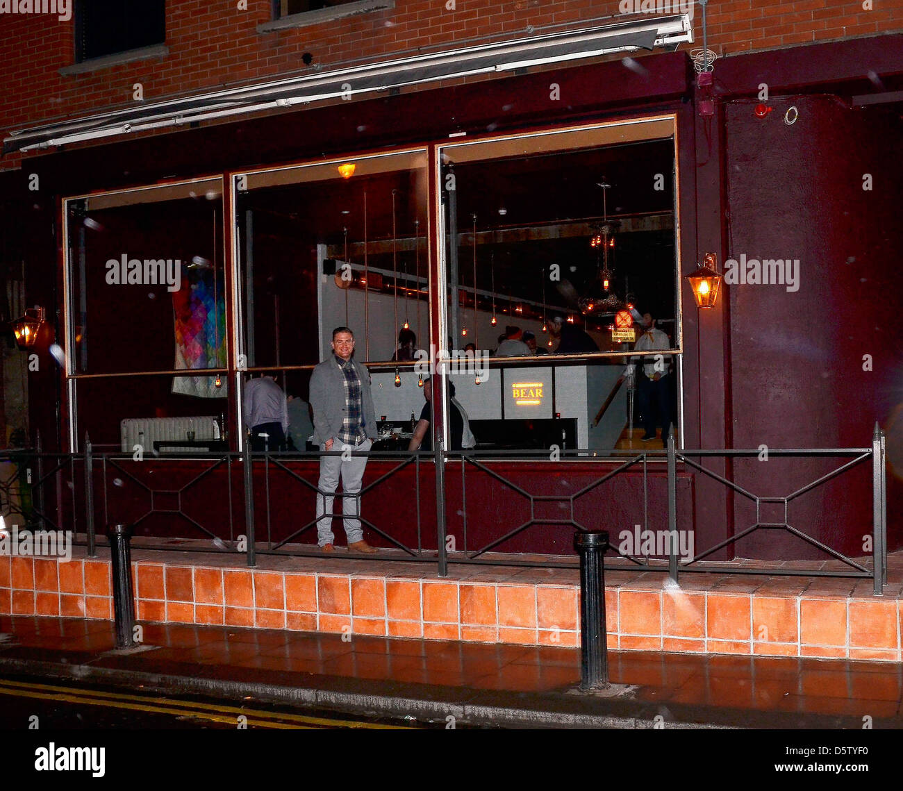 Jamie Heaslip ins Leben gerufen "Bear" Old-School-Grillrestaurant am South William Street Dublin, Irland Stockfoto