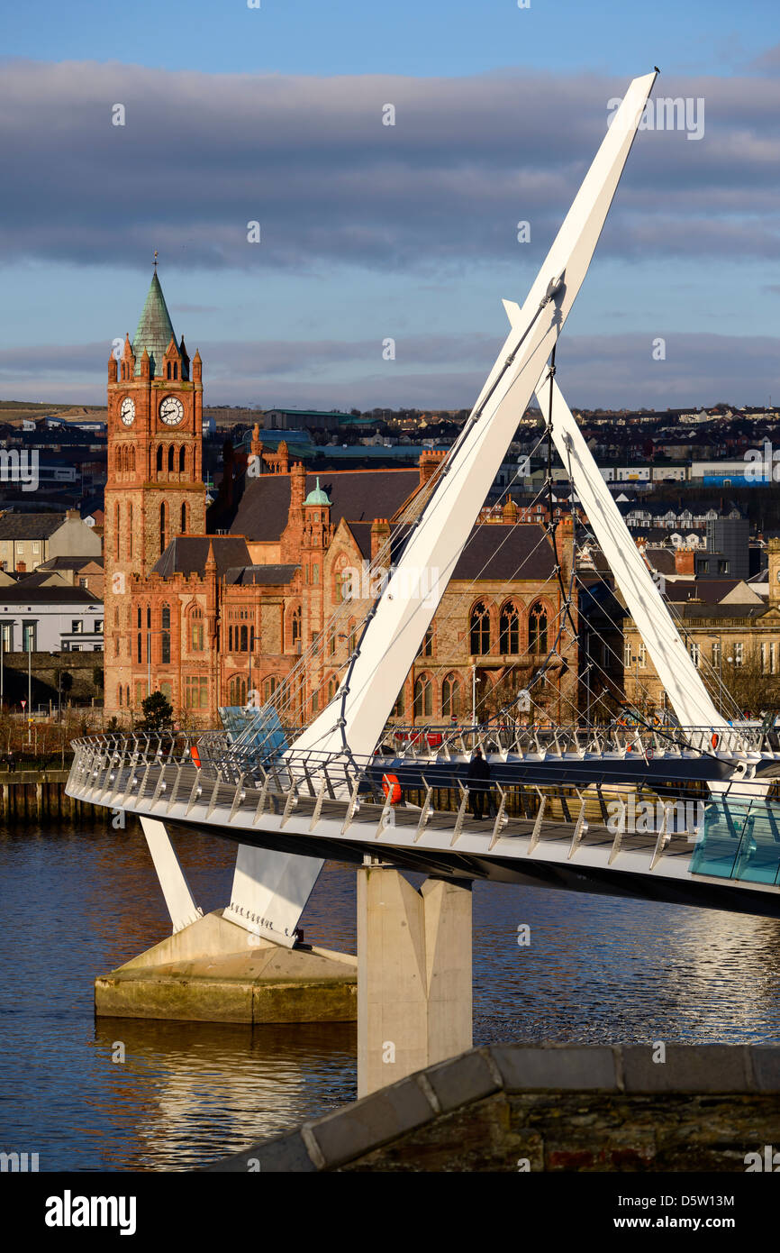 Stadt Derry, Nordirland Stockfoto