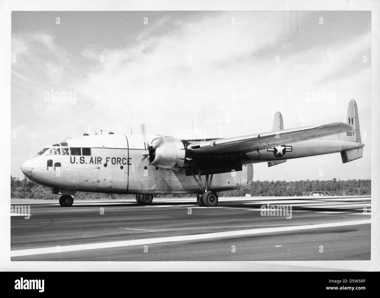 Fairchild C-119C-20-FA "Flying Boxcar' des 33. FG. Stockfoto