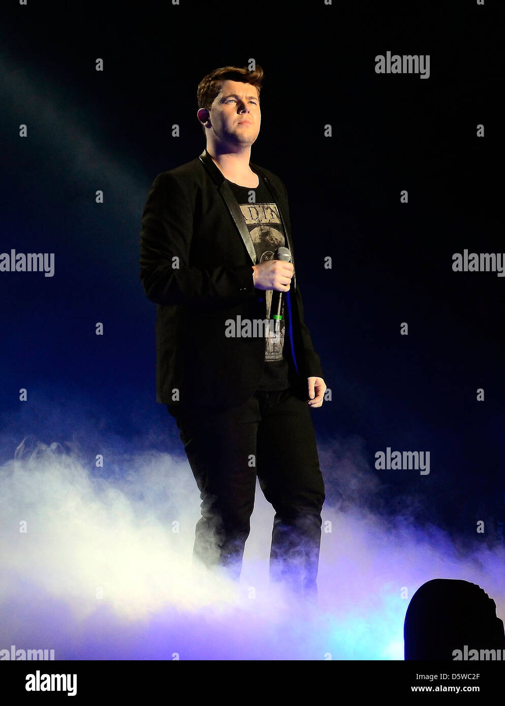 Craig Colton "X-Faktor-Tour" live in der 02 Arena Dublin, Irland - 06.03.12 Stockfoto