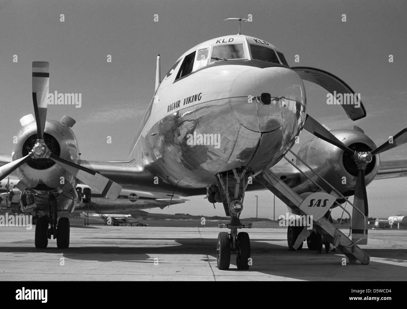 Convair CV-440 der SAS. Stockfoto