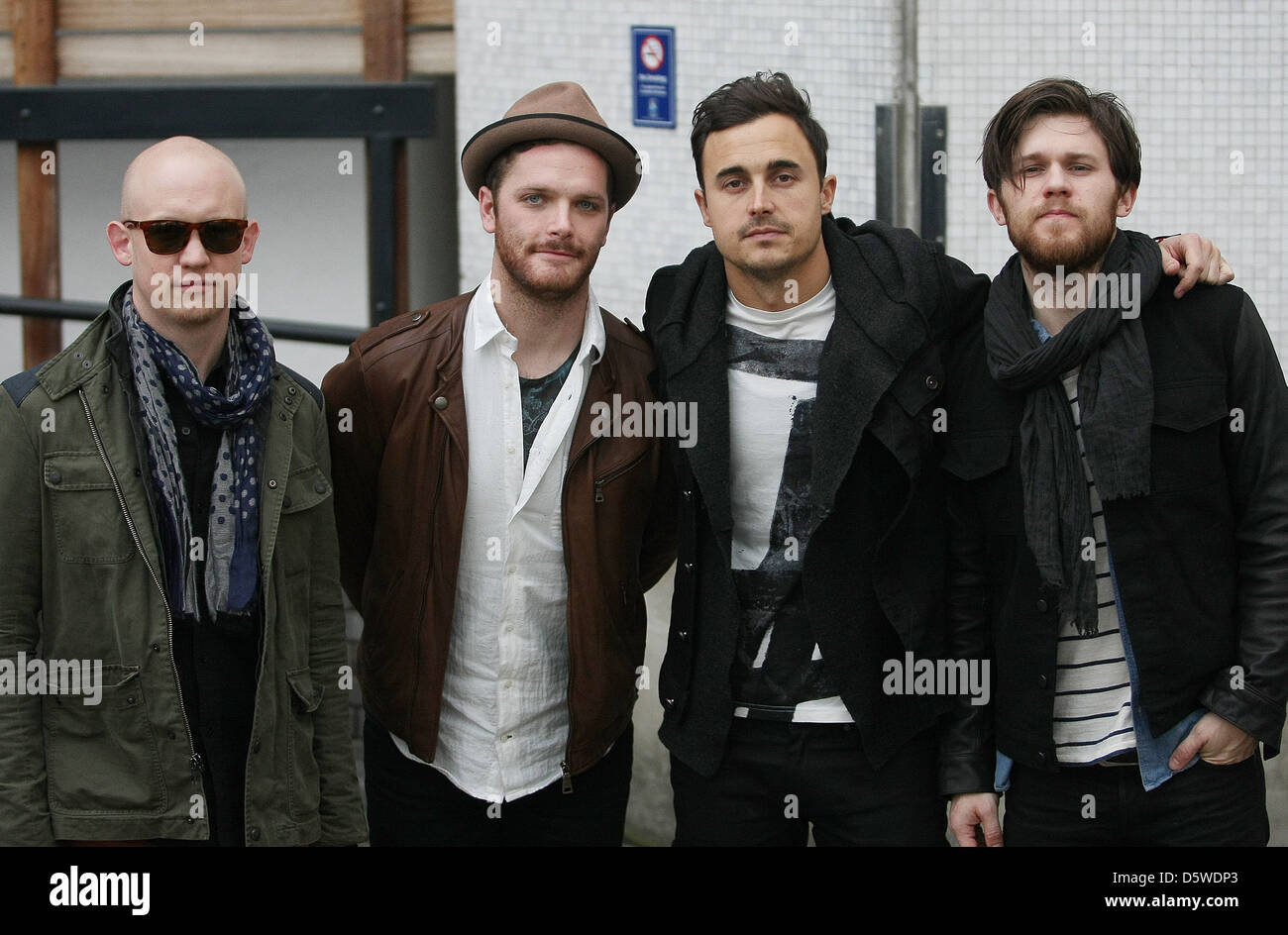 The Fray in der ITV Studios London, England - 06.03.12 Stockfoto