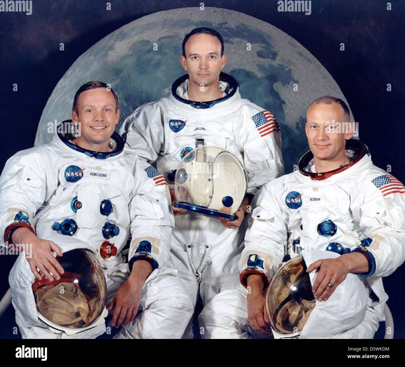 Apollo 11 crew Stockfoto