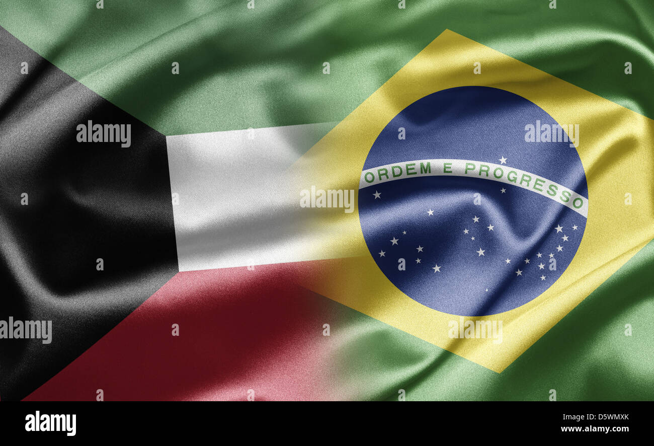 Deutschland und Brasilien Stockfoto