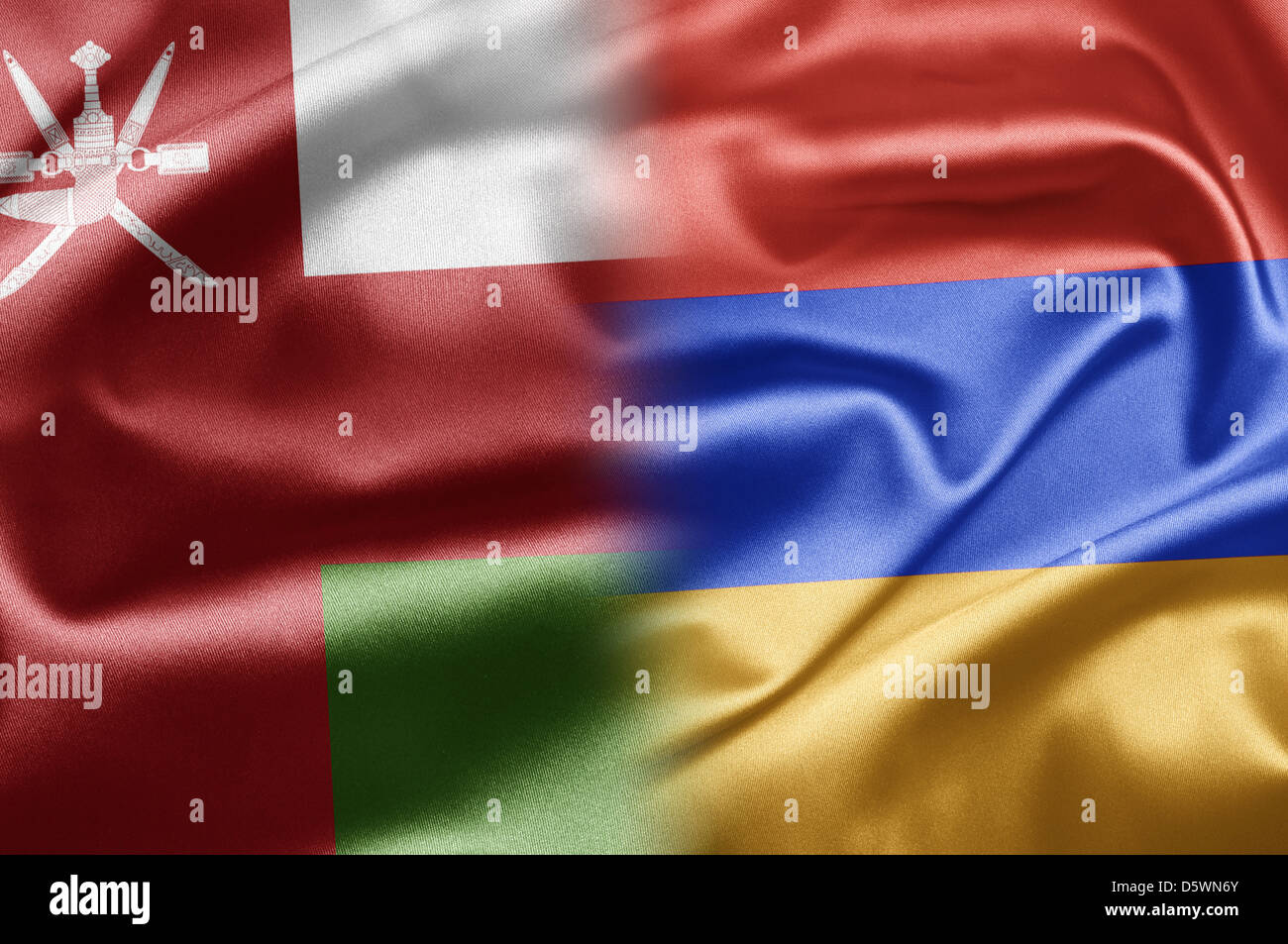Oman und Armenien Stockfoto