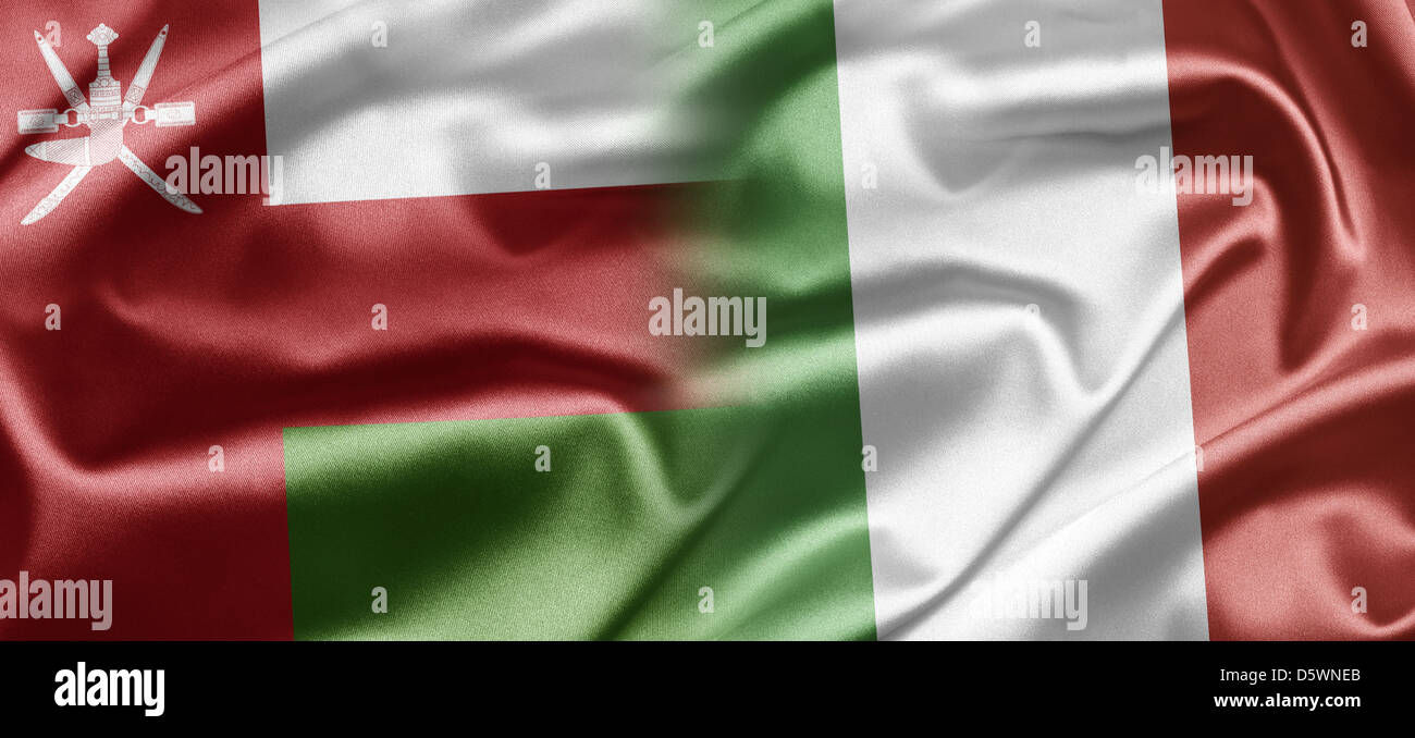 Oman und Italien Stockfoto