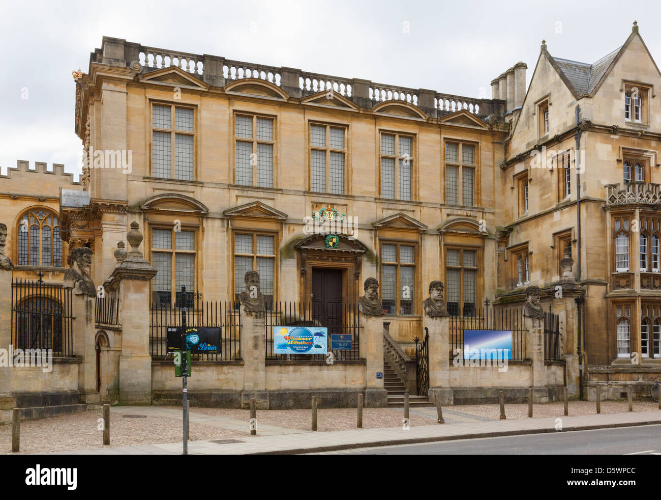 Museum der Geschichte der Wissenschaft in der Broad Street, Oxford, Oxfordshire, England, Vereinigtes Königreich, Großbritannien Stockfoto