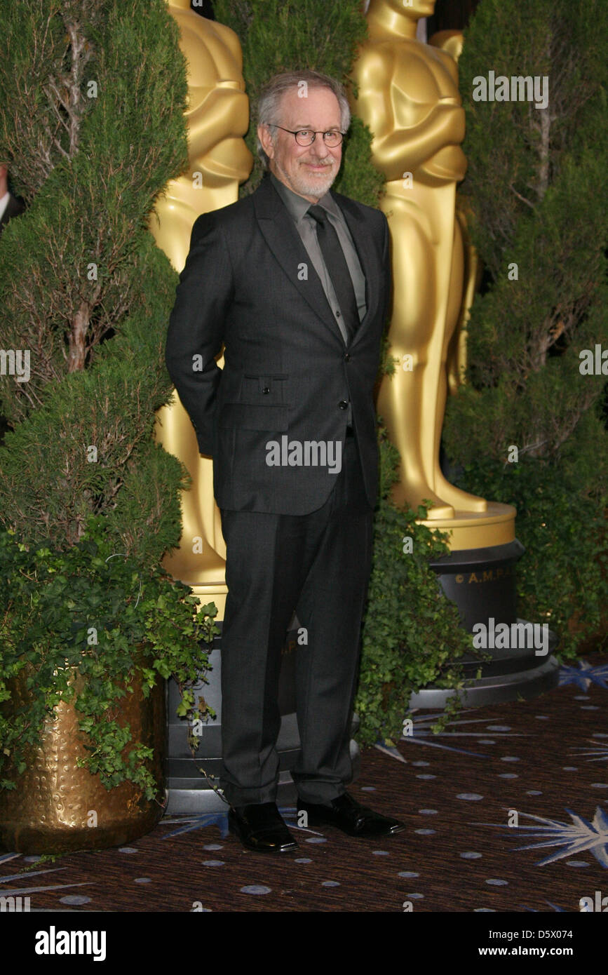 Steven Spielberg th Annual Academy Awards Minees Luncheon statt im Beverly Hilton Hotel Los Angeles Kalifornien Stockfoto